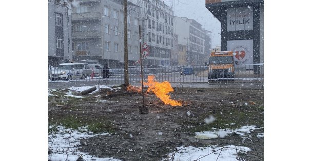 Kocaeli'deki metan gazı yangını 5. gününde, ekipler bölgede nöbet tutuyor