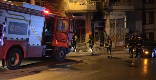 Kocaeli'nde iş yerinde korkutan yangın