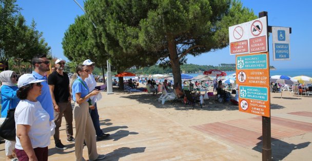 Kocaeli'nin mavi bayraklı plajlarına tam not