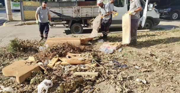 Körfez'de hafta sonu temizlik mesaisi