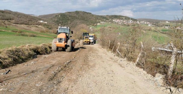 Körfez'de Üstyapı Çalışmaları Sürüyor