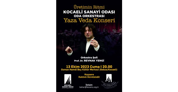 KSO Oda Orkestrası Yaza Veda Konserinde buluşuyoruz