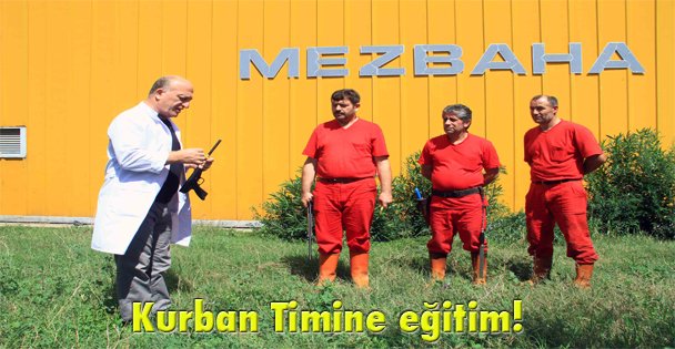 Kurban Timine eğitim!