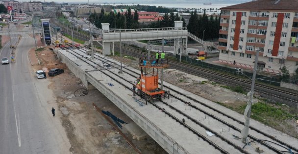 Kuruçeşme'ye Uzanacak Tramvay Hattında Ray İmalatı Tamamlandı