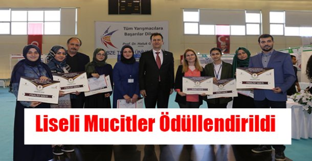 Liseli Mucitler Ödüllendirildi