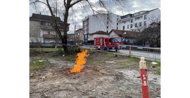 Metan gazından kaynaklı yangın 2 gündür devam ediyor