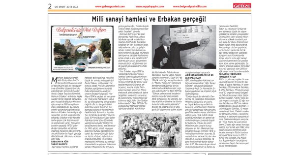 Milli Sanayi Hamlesi ve Erbakan Gerçeği!