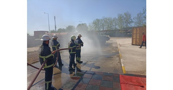 Polisan Yapıkim ve Polisan Kimya'ya Kocaeli İtfaiyesi'nden Acil Durum Eğitimi