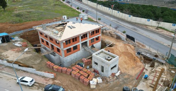 Şehit Faruk Aslan Polis Merkezi İnşasının Yüzde 70'i Tamamlandı