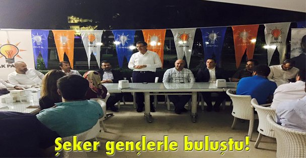 Şeker gençlerle buluştu!