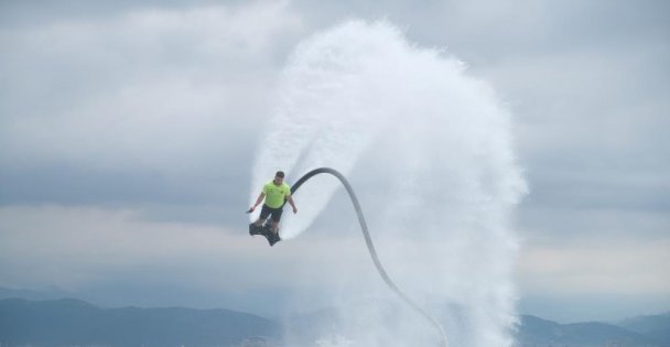 Su Jeti Ve Flyboard Şampiyonası Nefesleri Kesti