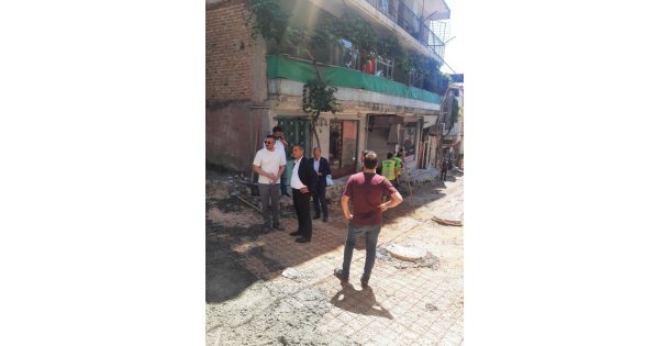 Tavşantepe Caddesi çalışmalarında son etaba geldi