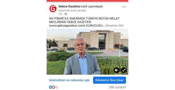 TBMM'DEN  GEBZE GAZETESİ CANLI HABER