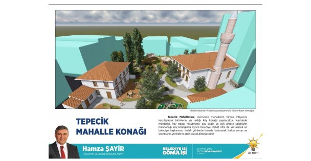 Tepecik Mahalle Konağı Hızla Yükseliyor