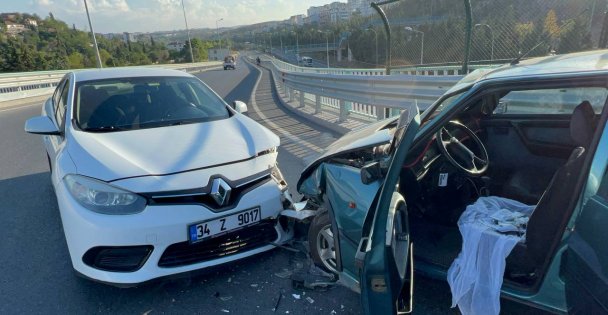 Ters Yönde Gitmeye Çalıştı Kaza Yaptı (Video Haber)