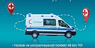 2024te 48 bin kişiye Hasta Nakil Ambulans” hizmeti