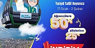 Karnesini getirene Kartepe Teleferiği yüzde 50 indirimli