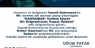 Meslekte 50. Yılını Kutlayan İsmail Kahramanın Belgeselinin Galası Gebzede Gerçekleşecek