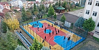 120 Okula Basketbol Ve Voleybol Sahası Yapılacak