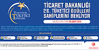 26. TÜKETİCİ ÖDÜLLERİ SAHİPLERİNİ BEKLİYOR