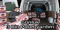 3 bin gıda paketi ihtiyaç sahiplerine ulaştırılıyor