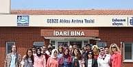 Arıtma tesisini gezdiler