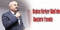 Başkan Kariyer Günü'nde Gençlerin Yanında