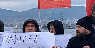 HKP'DEN ABD'NİN SAVAŞ GEMİSİNE PROTESTO: YANKEE GO HOME!