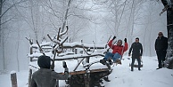 Kartepe'de kar yağışı