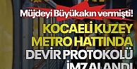 Kuzey Metro Hattında Devir Protokolü İmzalandı