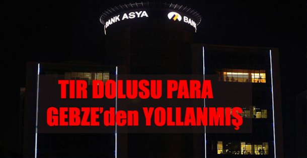 Tır Dolusu Para Gebze'den Yollanmış