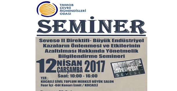 TMMOB Seminer Düzenliyor