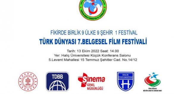 TÜRK DÜNYASI 7.BELGESL FİLM FESTİVALİNDE BULUŞALIM