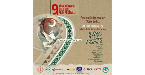 Türk Dünyası 9. Belgesel Film Festivali'ne 300 film müracaat etti