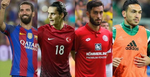 Türk futbolcular Avrupa'da parladı