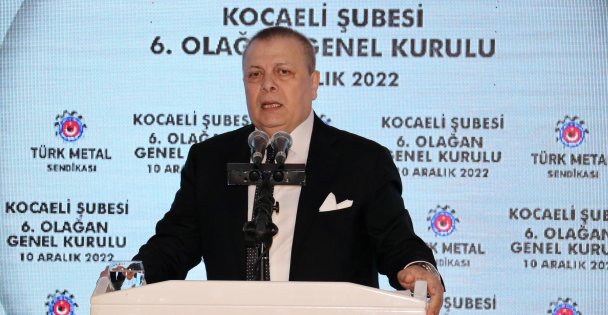 TÜRK-İŞ Genel Sekreteri Pevrul Kavlak, Kocaeli'de konuştu: