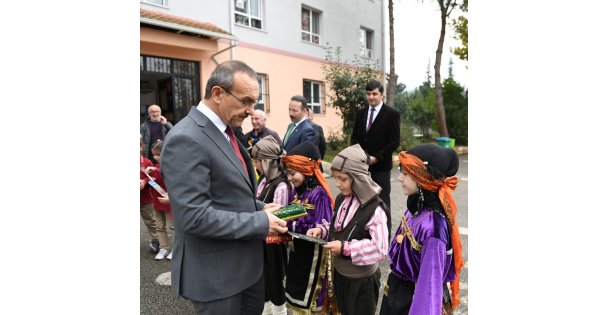 Vali Yavuz, Derbent Ata İlkokulunu Ziyaret Etti