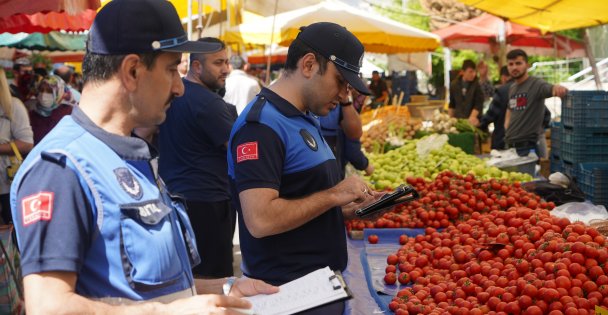 Zabıtadan pazar denetimi