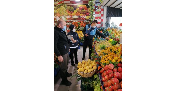 Zabıtan manav denetimleri